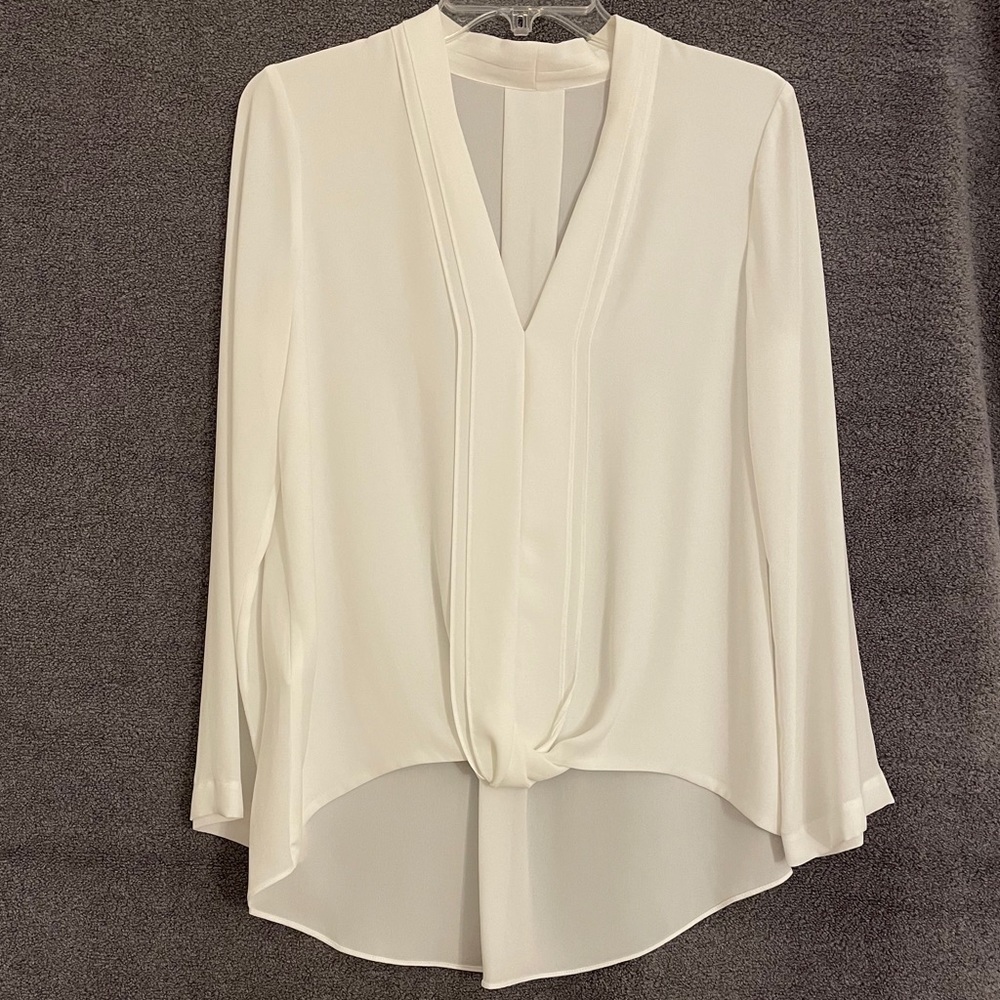 Formal White Blouse